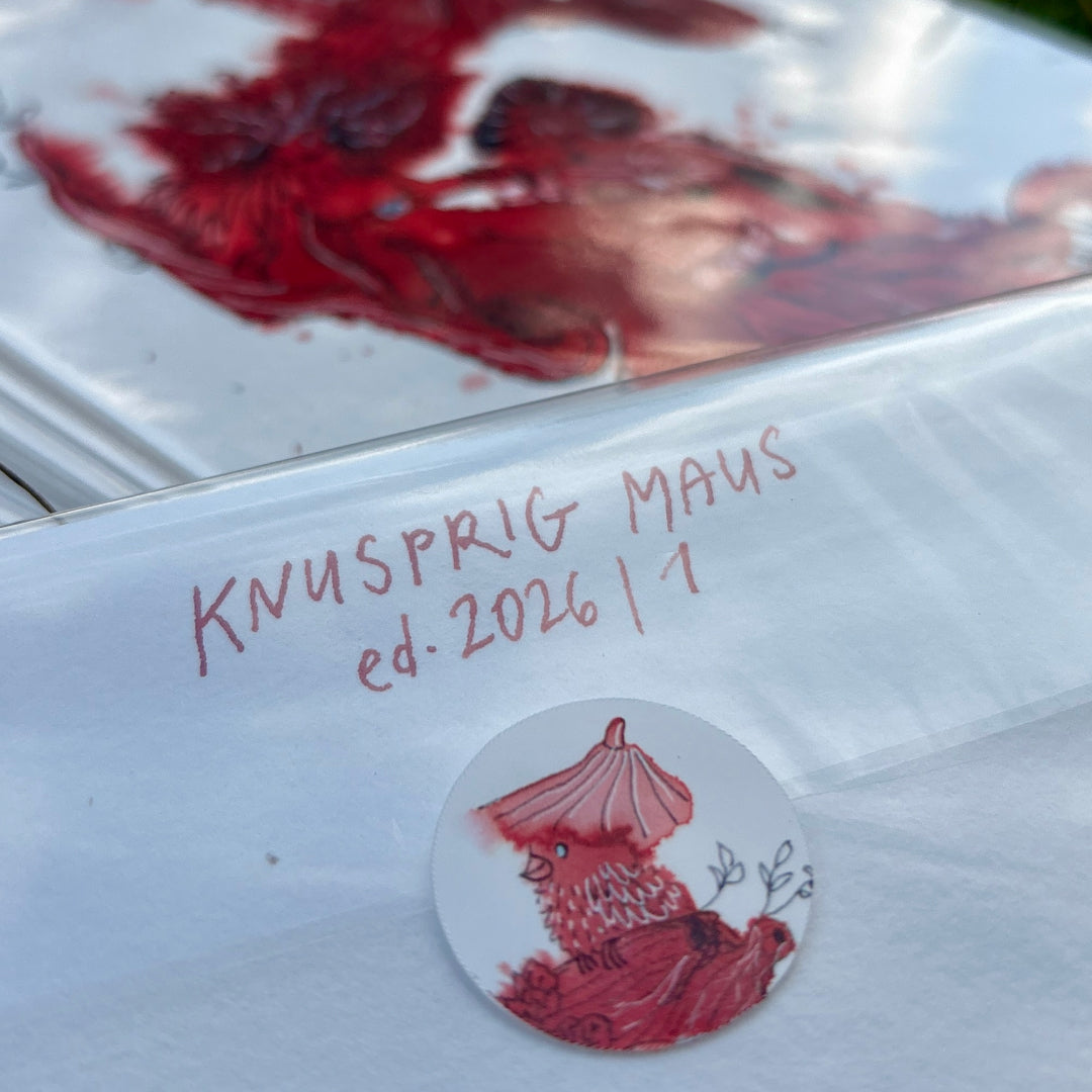 PRINT: Bird song about cherry tree