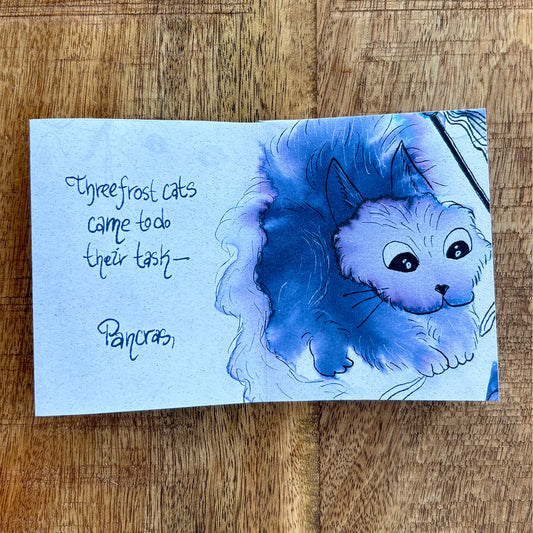 ZINE: Three Frost Cats